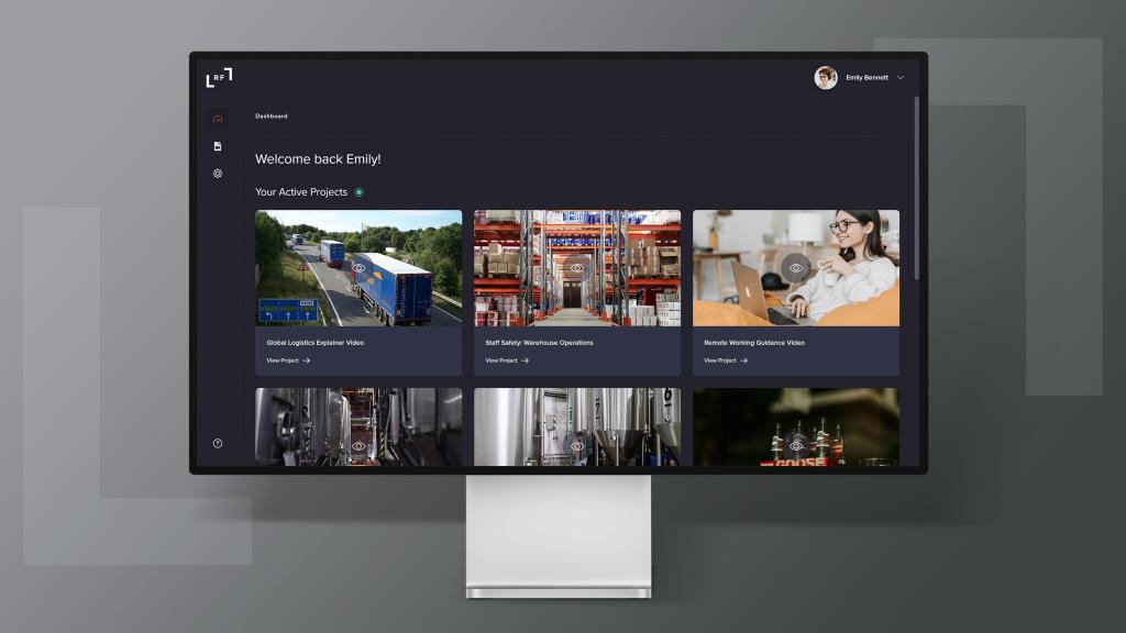 Custom client portal design