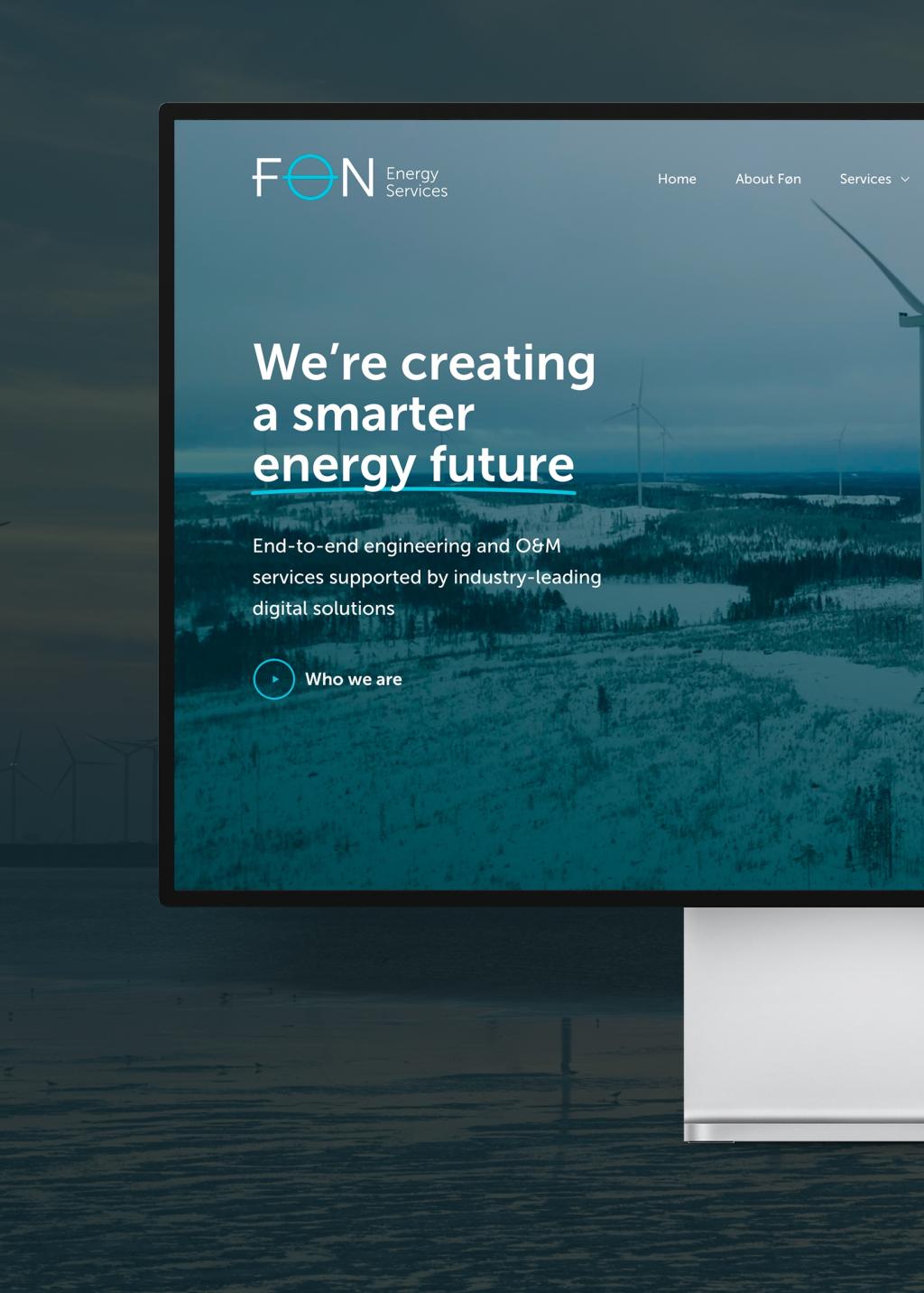 Craft CMS desktop website example