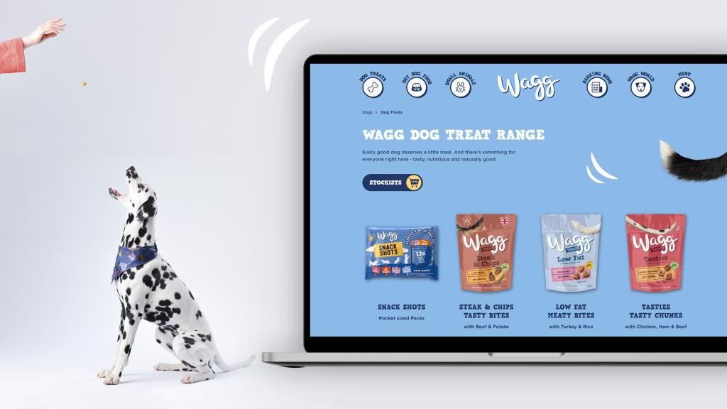Pet food website design
